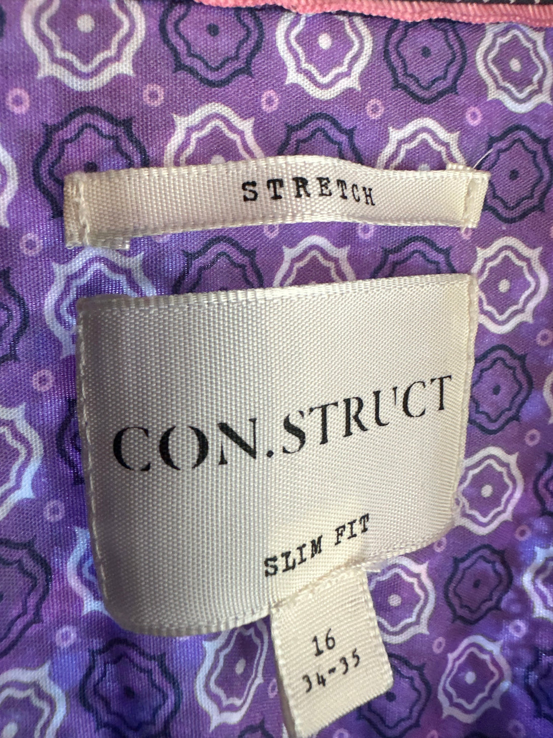 Con.Struct Slim Fit Floral Button-Down Shirt – Multicolor – Men’s 16 (34/35)