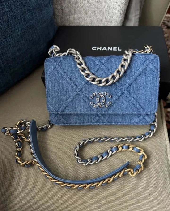 Chanel Denim Chain Bag