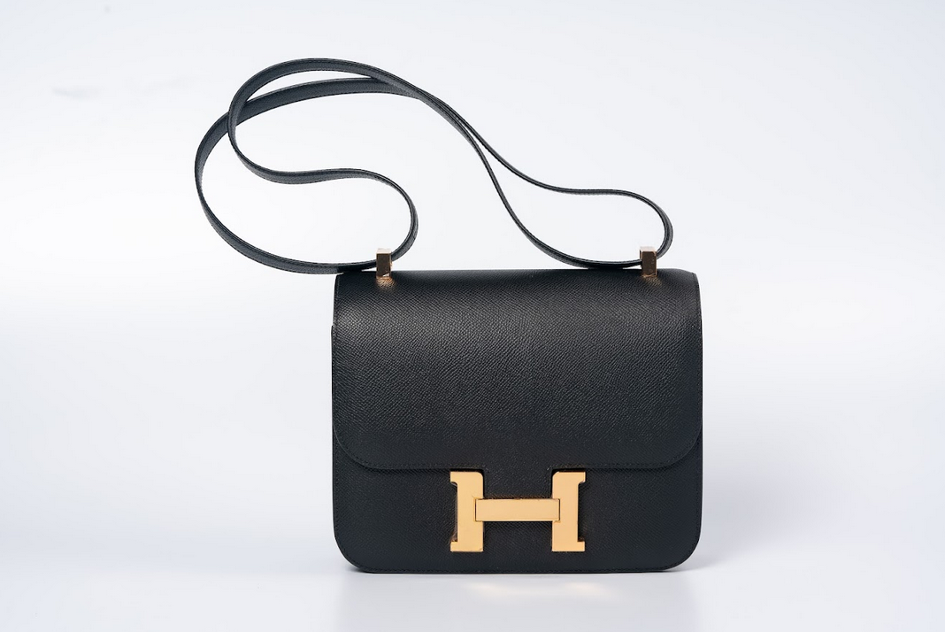 Hermès Constance 24 Epsom Black with Gold Hardware