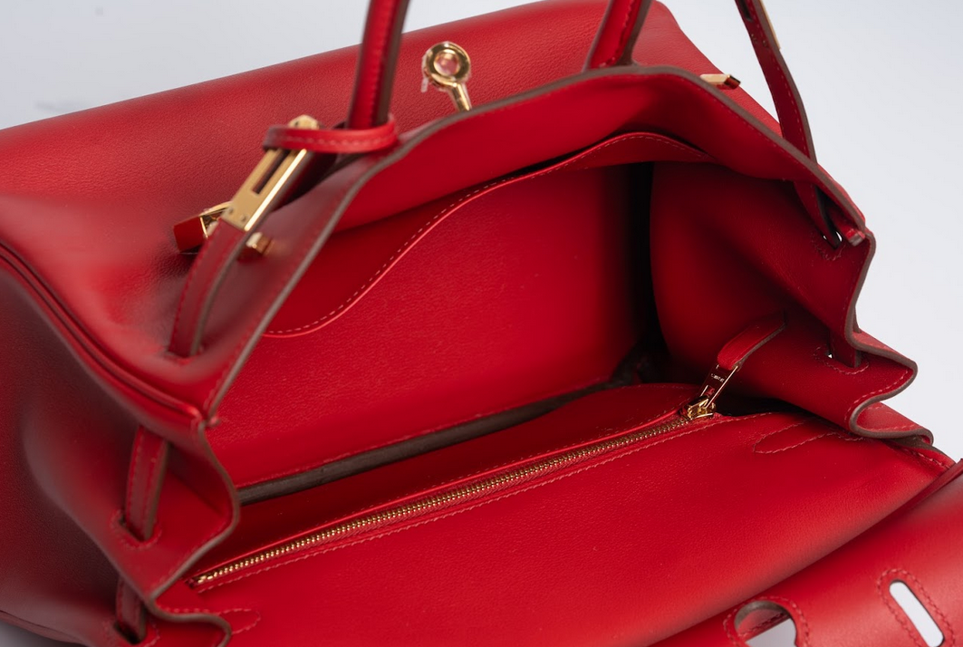 Hermès Birkin 25 Rouge Piment Swift Leather with Gold Hardware