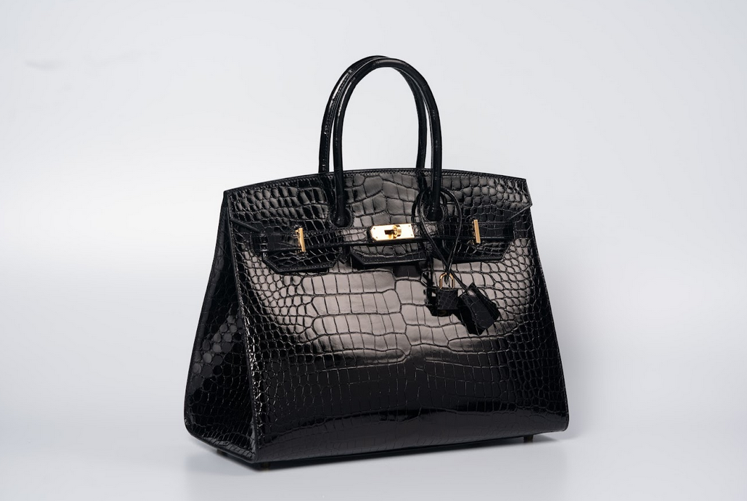Hermès Birkin Sellier 35 Niloticus Crocodile Black with Gold Hardware (2021, Z Stamp)