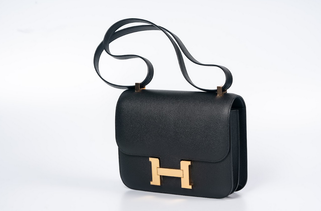 Hermès Constance 24 Epsom Black with Gold Hardware