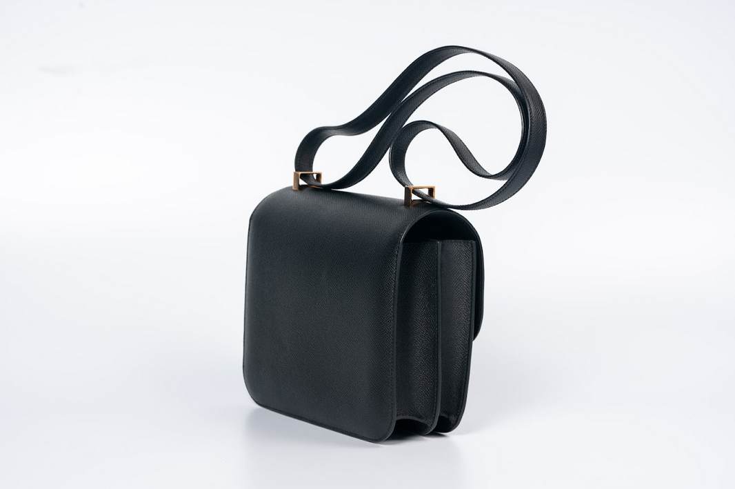 Hermès Constance 24 Epsom Black with Gold Hardware
