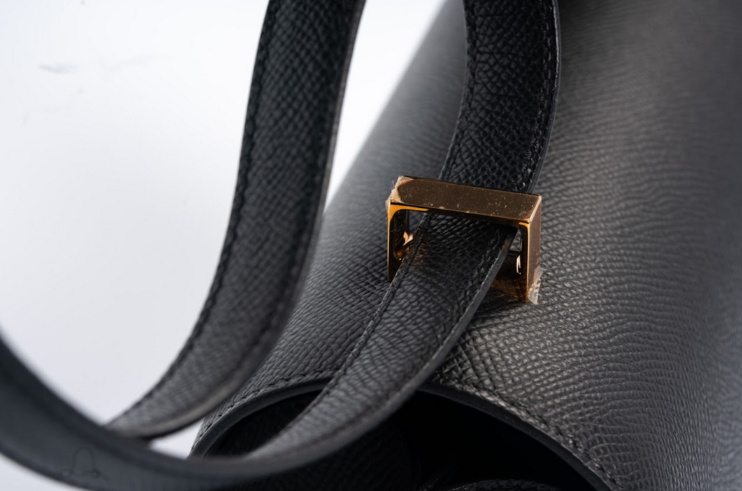Hermès Constance 24 Epsom Black with Gold Hardware