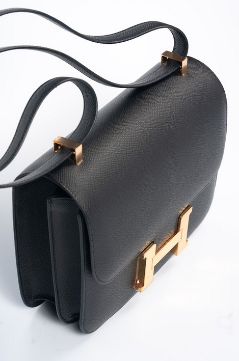 Hermès Constance 24 Epsom Black with Gold Hardware