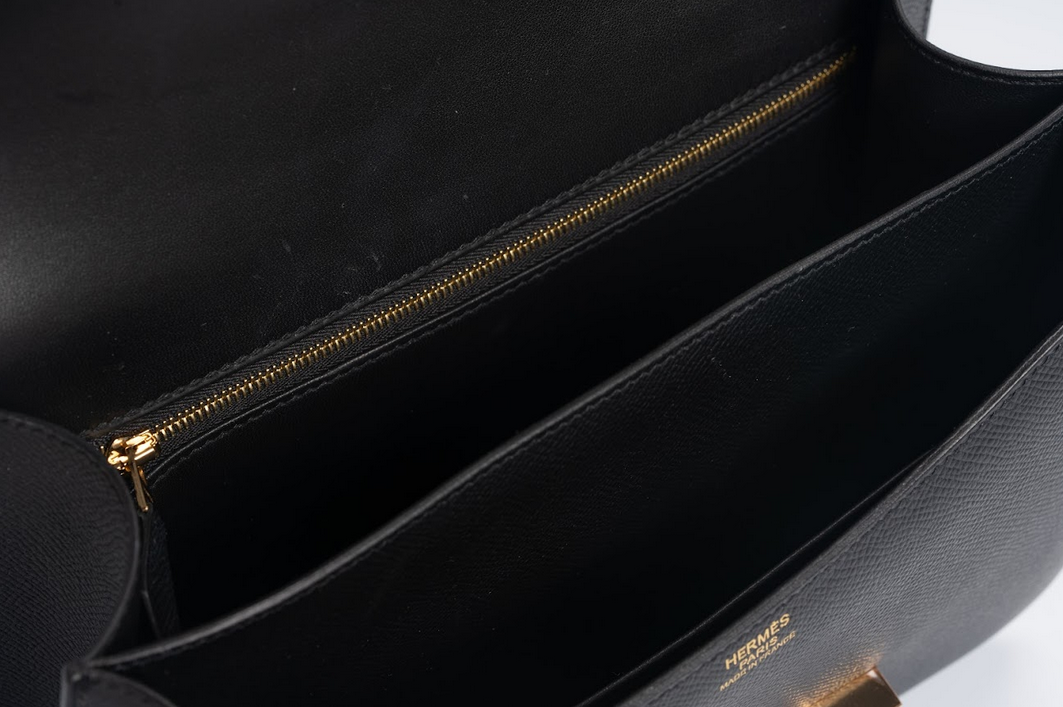Hermès Constance 24 Epsom Black with Gold Hardware