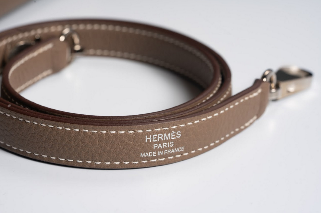 Hermès Kelly 28 Retourne Togo Etoupe with Palladium Hardware (Horseshoe Stamp, SO – Special Order À la Carte)