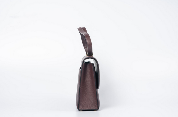 Hermès Verrou 21 Sellier in Rouge H Epsom Leather with Gold Hardware