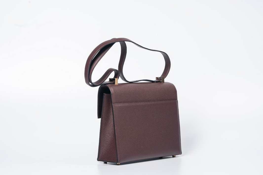 Hermès Verrou 21 Sellier in Rouge H Epsom Leather with Gold Hardware